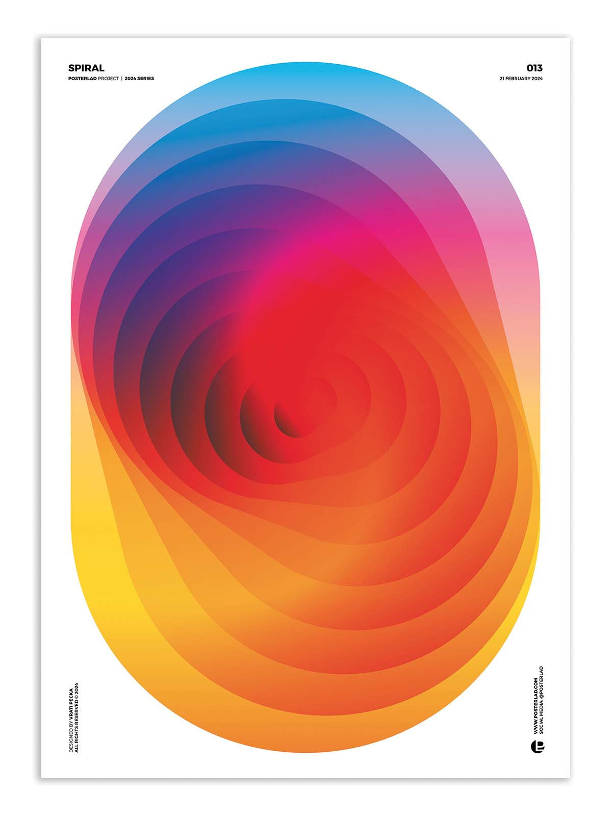 Art poster - Spiral - Posterlad