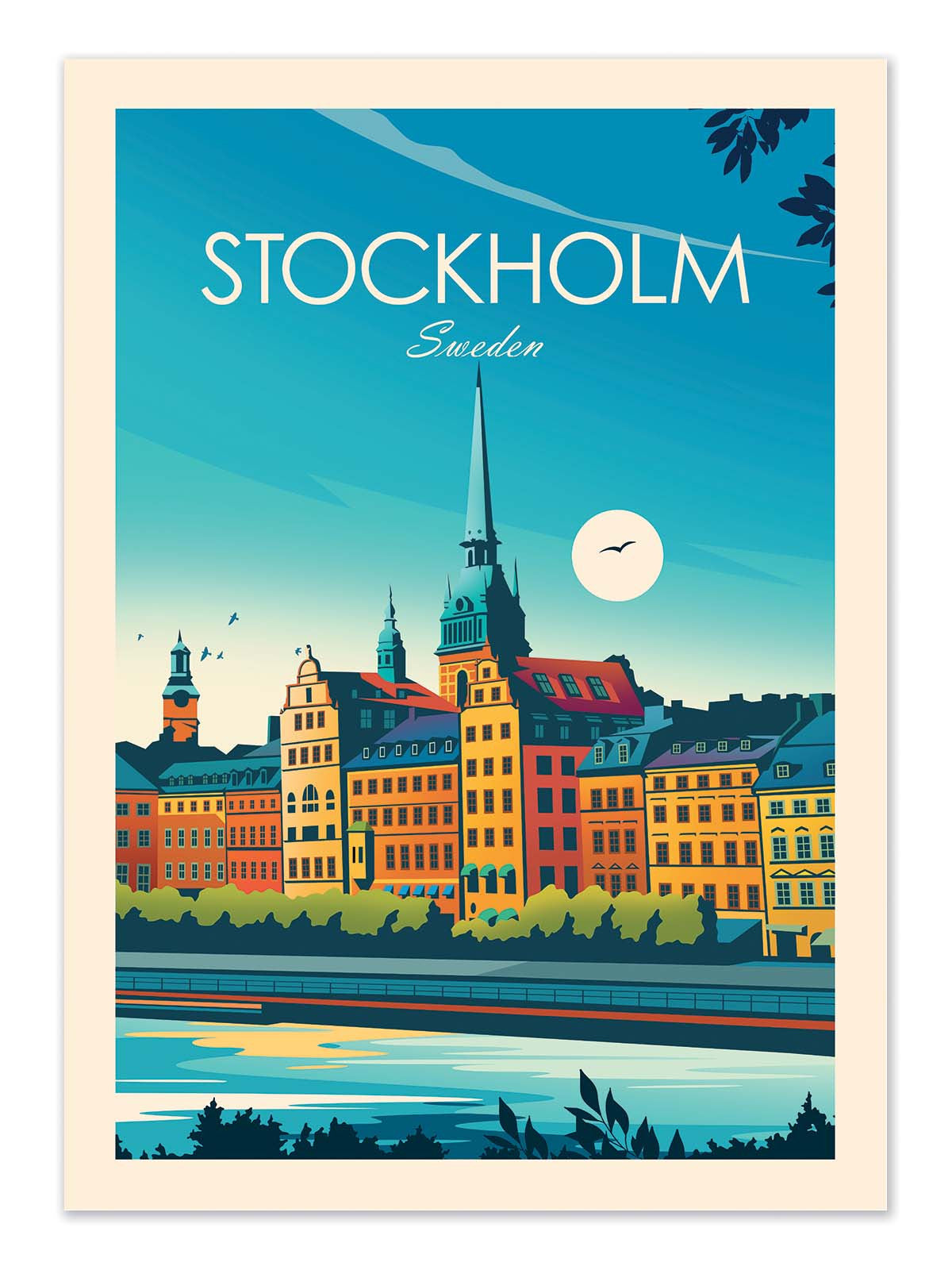Art Poster - Stockholm - Studio Inception