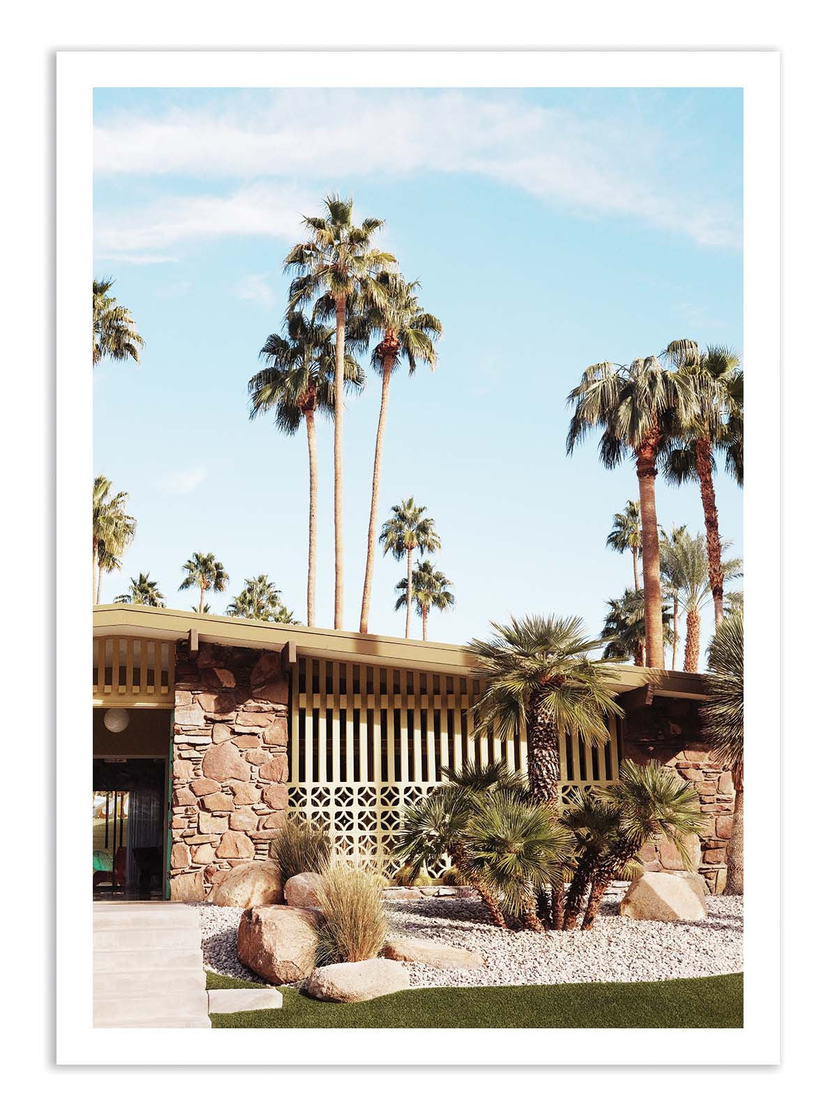 Art Poster - Summer days at palm Springs - Gal Design