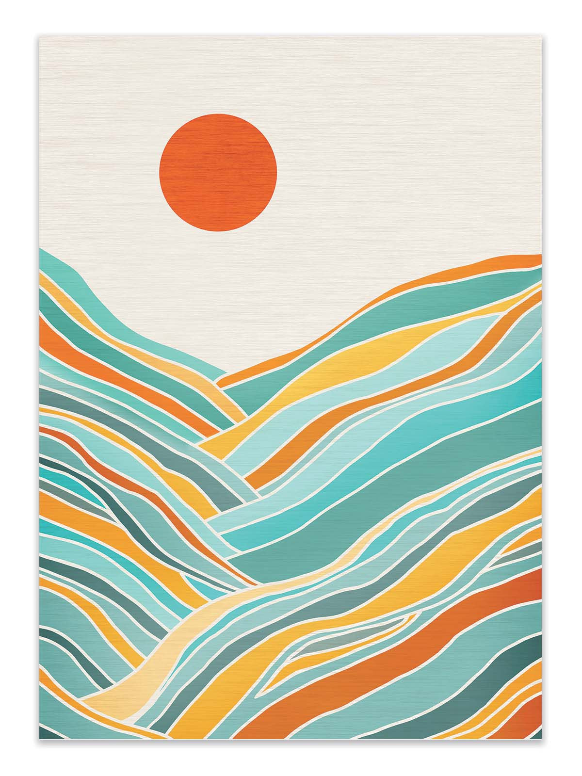 Affiche - Sunset Landscape - Kristian Gallagher