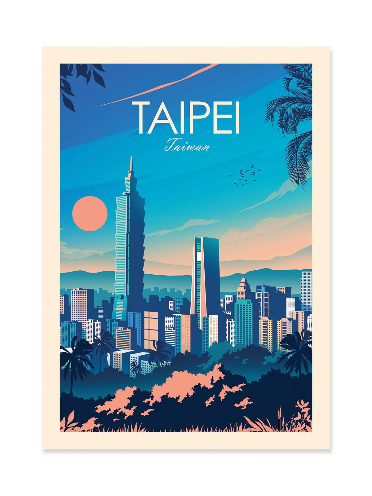 Art Poster - Taipei Taiwan - Studio Inception