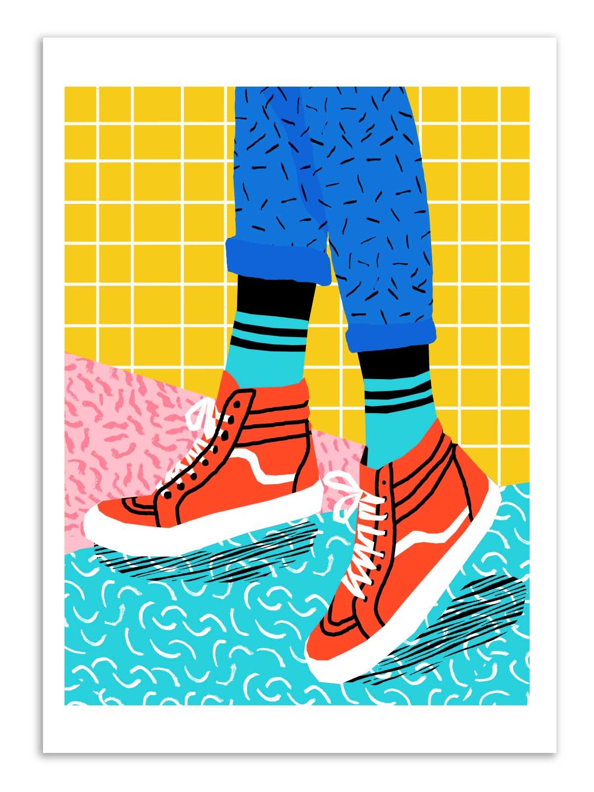 Affiche - Toe drag - Wacka