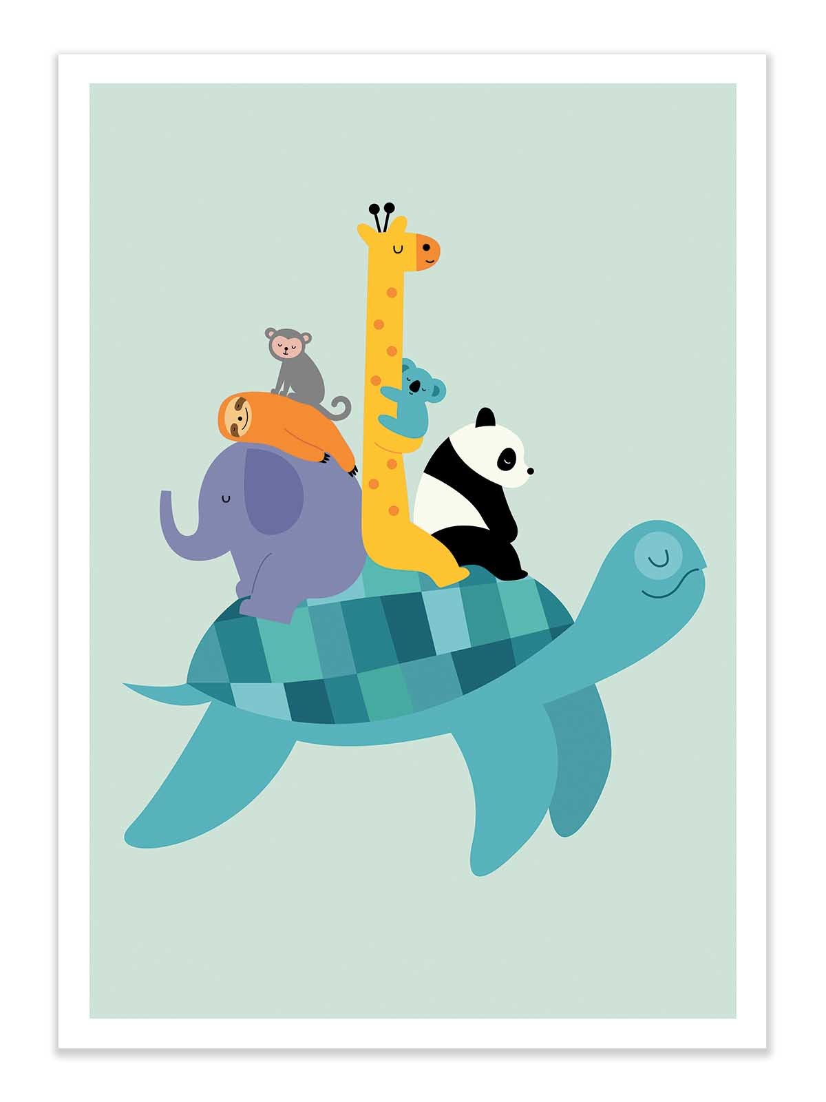 Art Poster - Travel together - Andy Westface