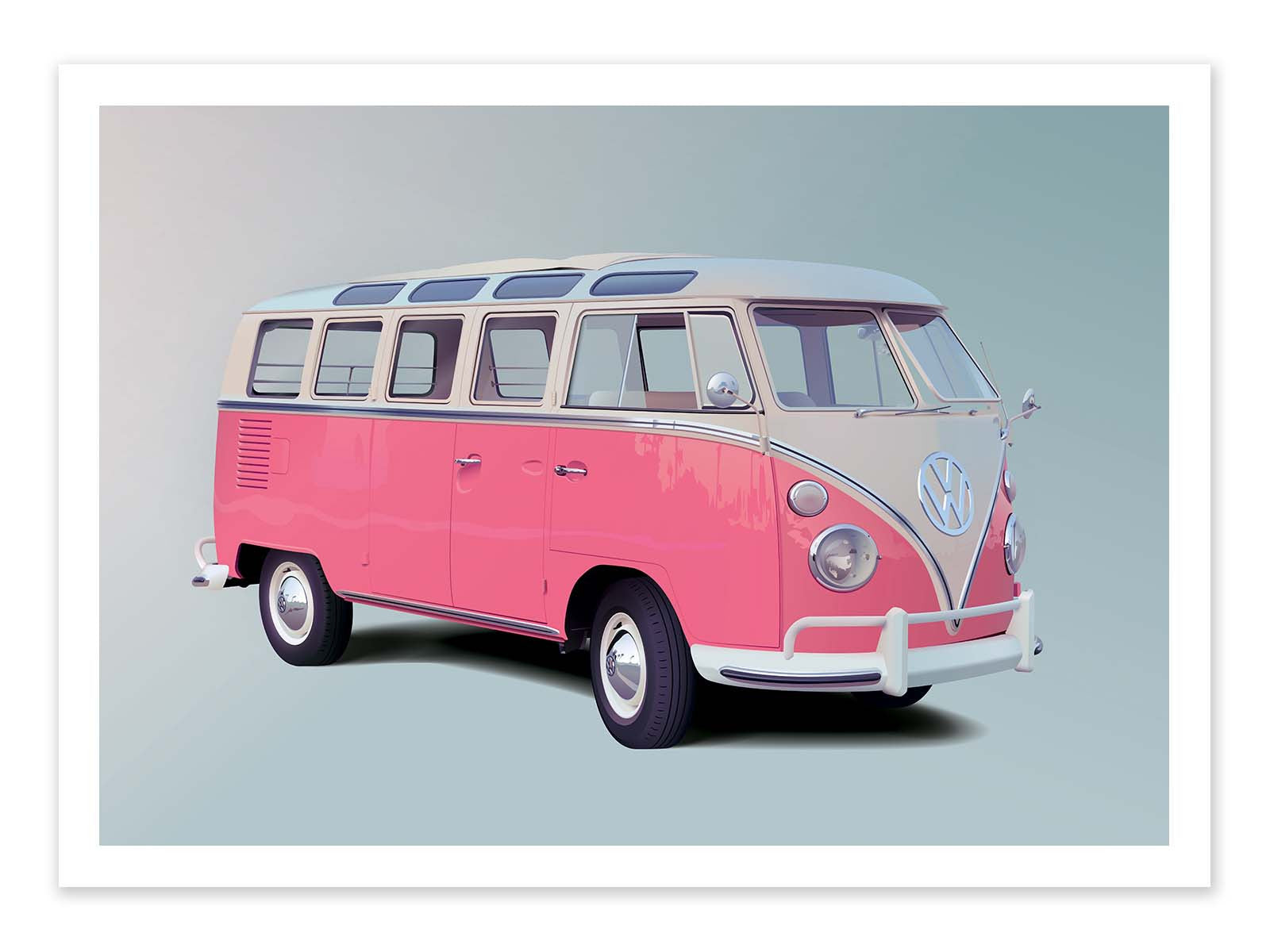 Art Poster - Volkswagen Type 2 - Artmoric