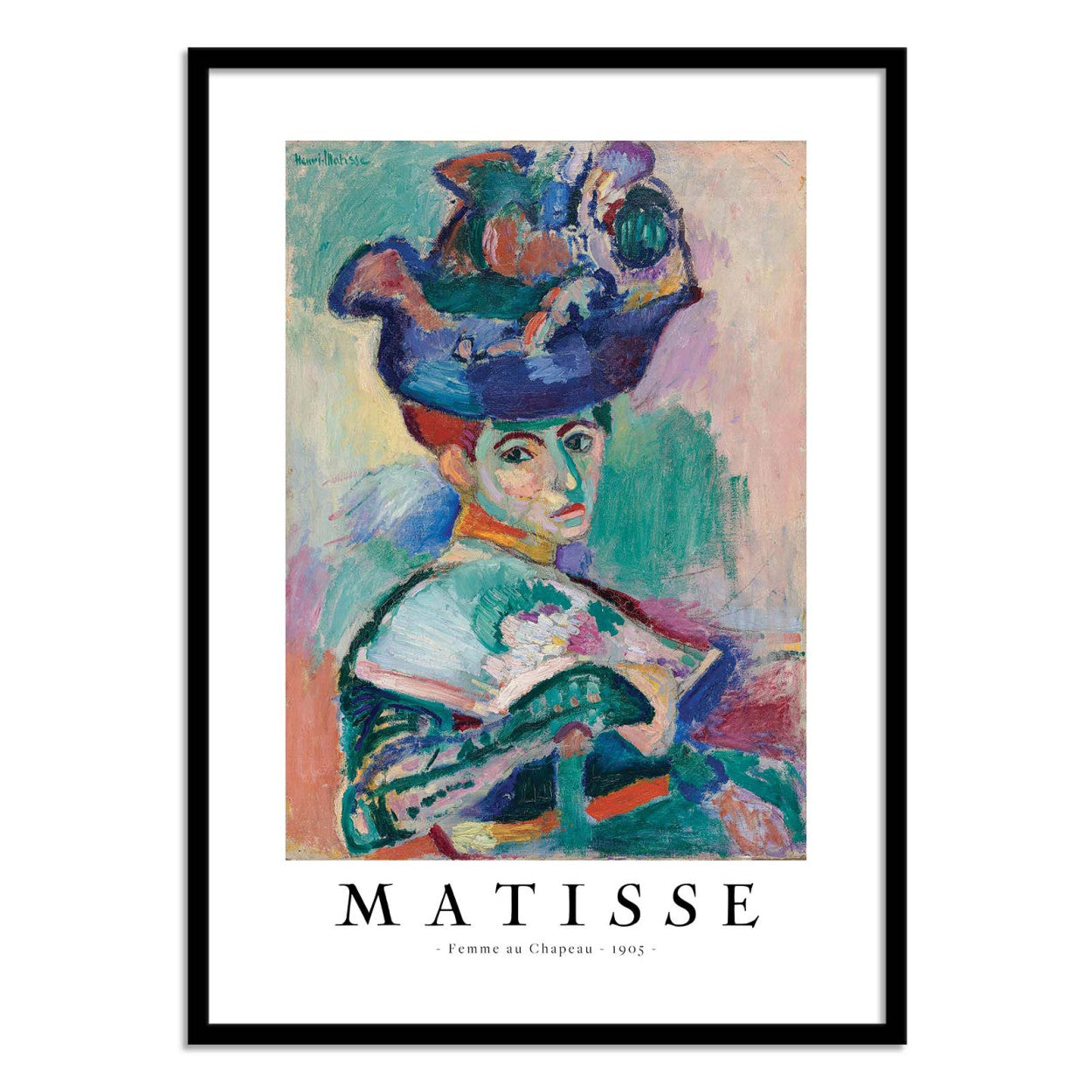 Art-Poster - Woman With Hat 1905 - Henri Matisse