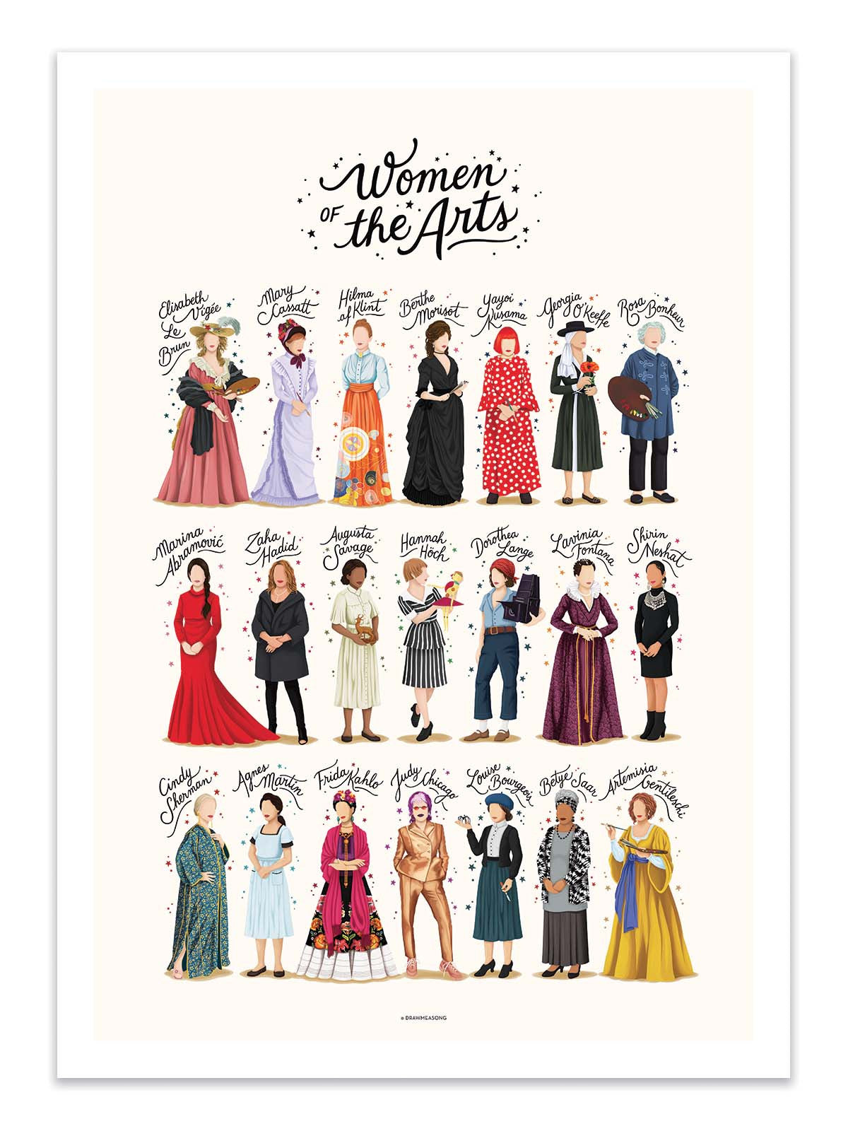 Art poster - Women of the arts - Nour Tohme