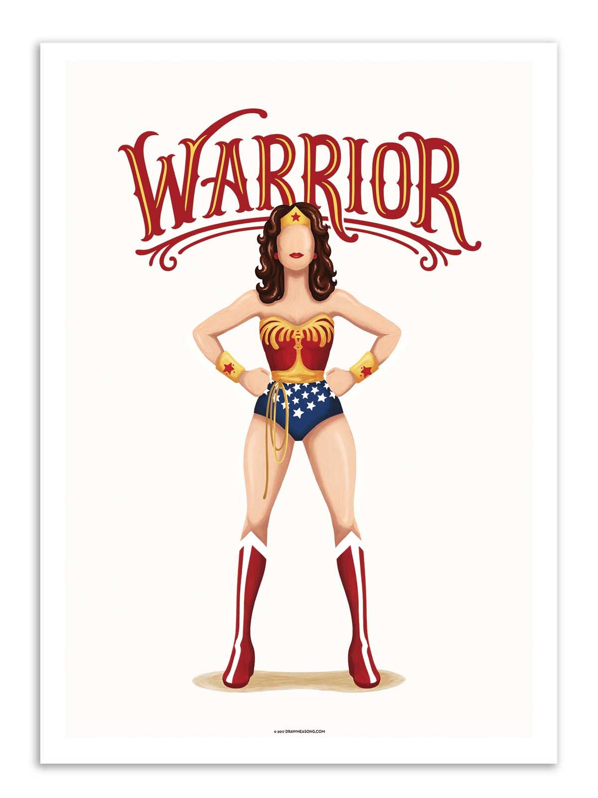 Art Poster - Wonderwoman - Nour Tohme