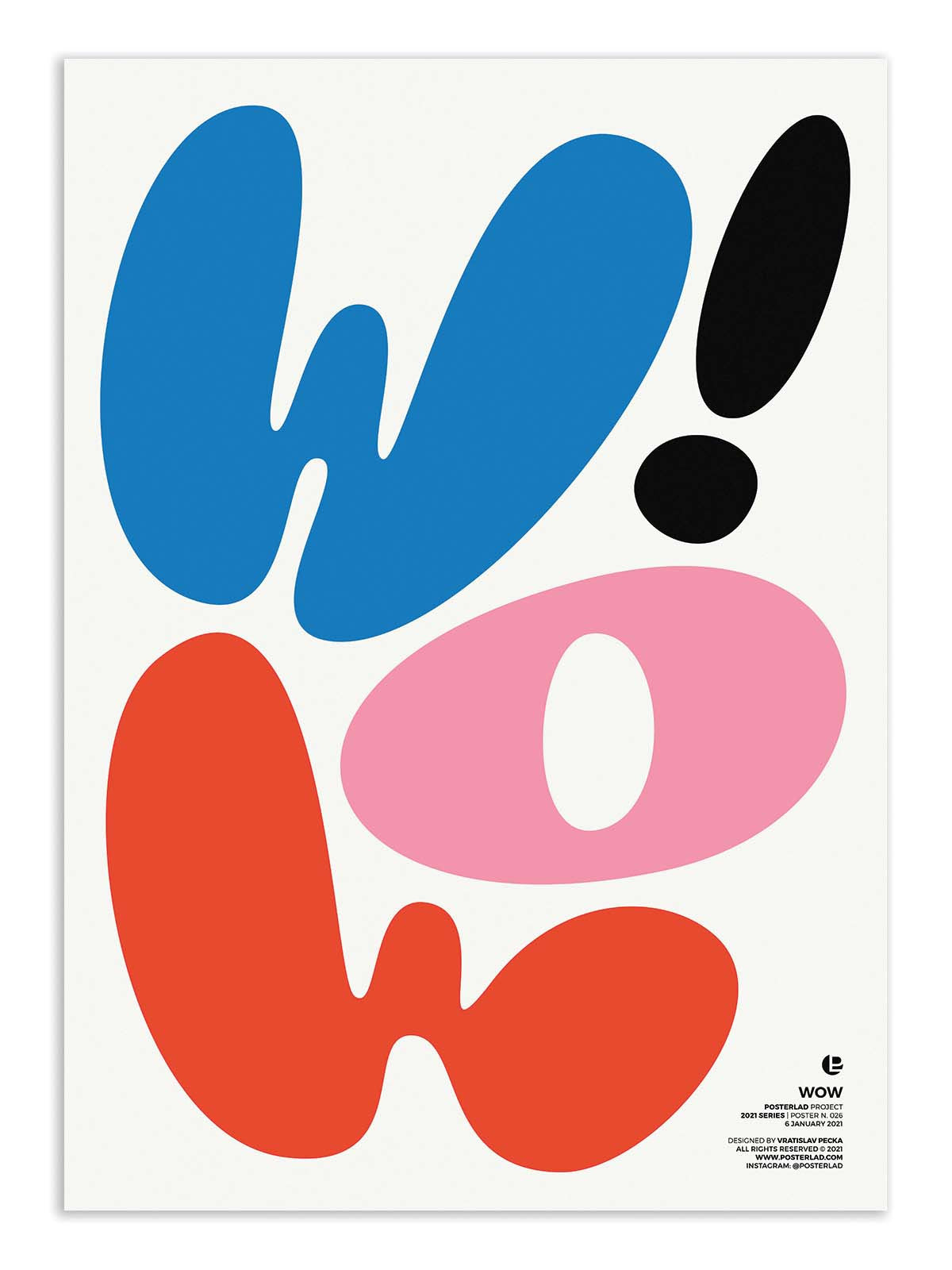 Art Poster - Wow - Posterlad