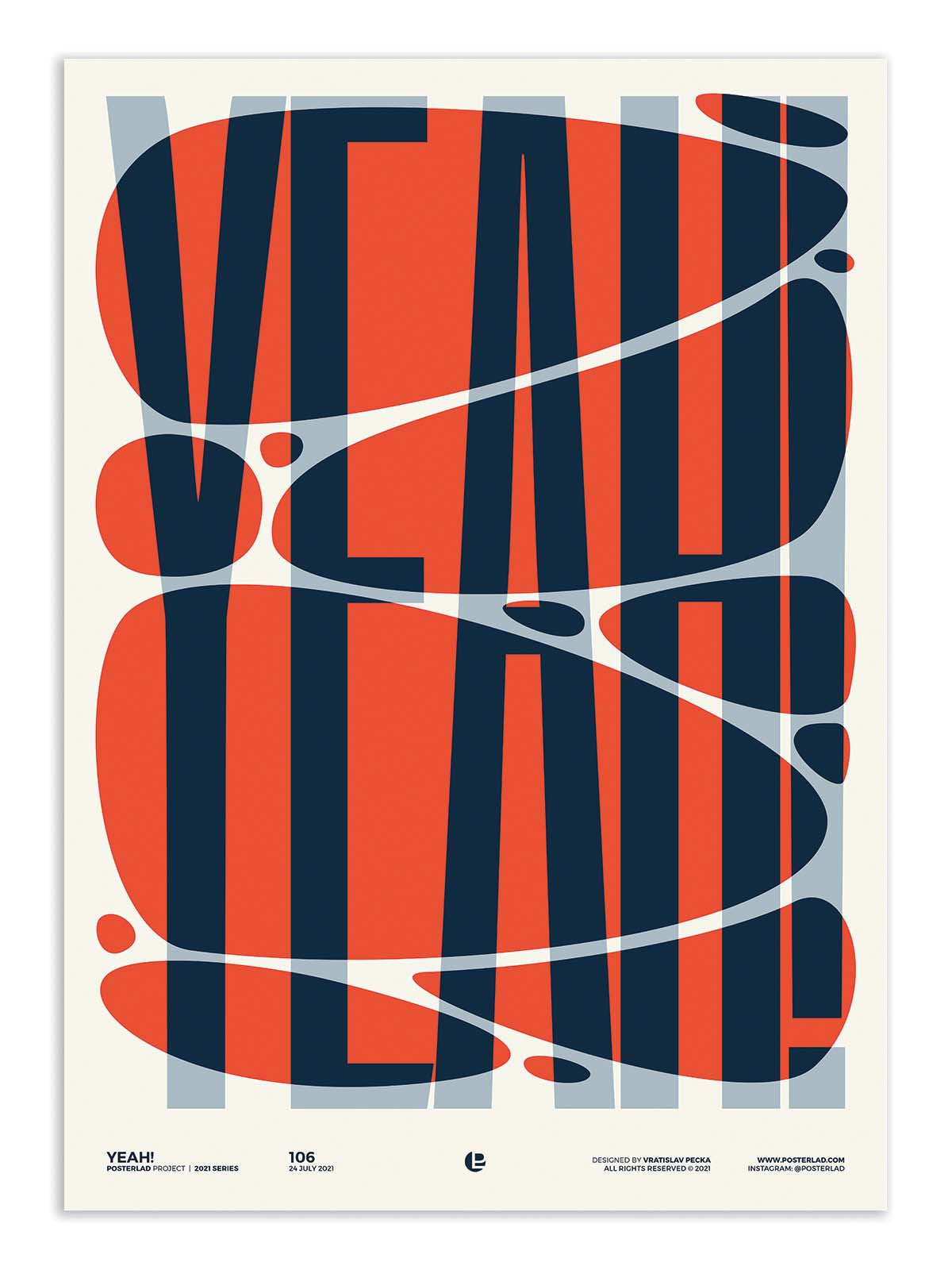 Art Poster - Yeah - Posterlad