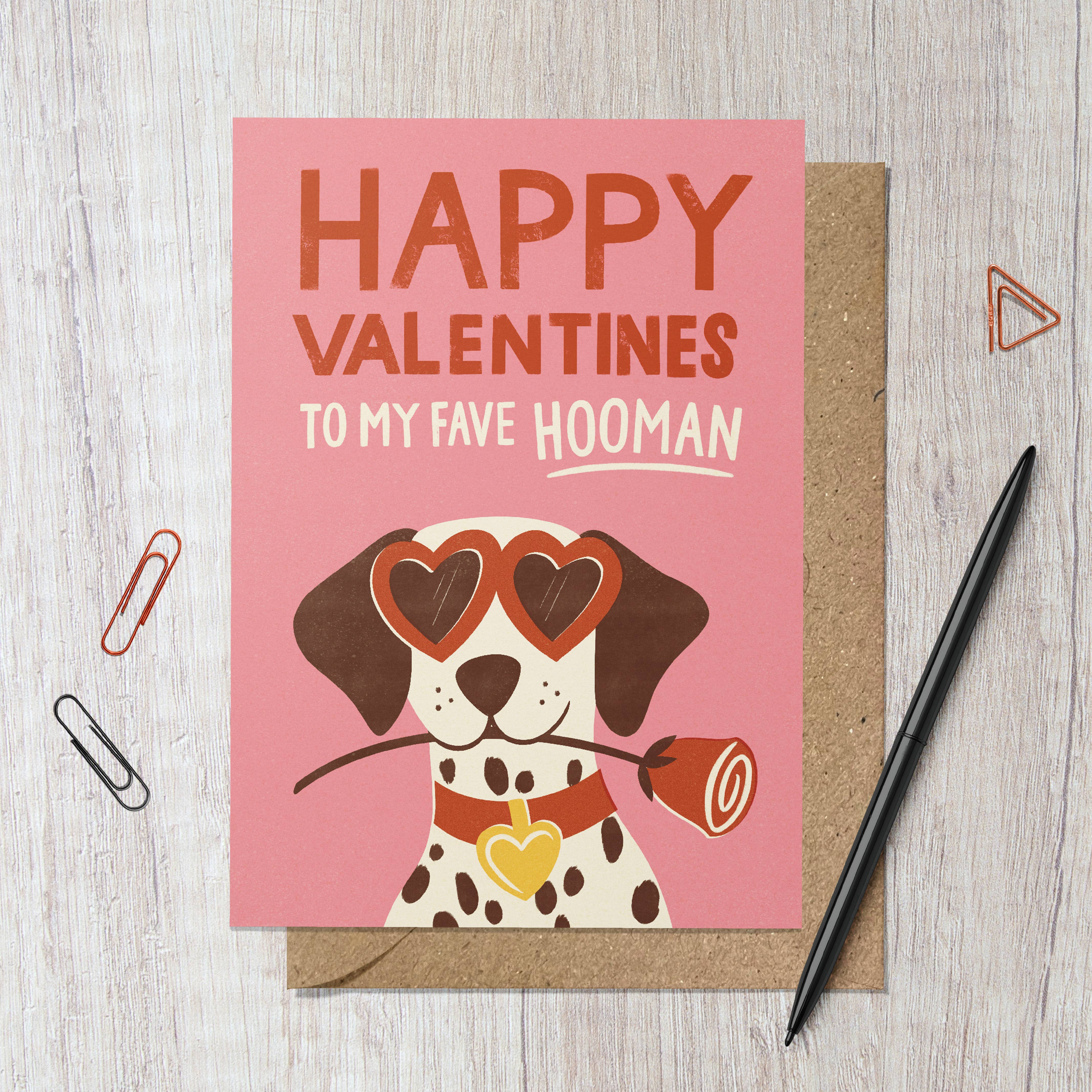 Valentines Dog | Funny Romantic Dalmatian Love Greeting Card