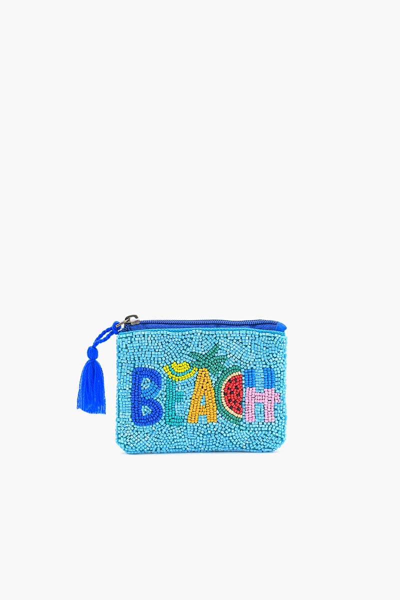 Set of 6 Oceanic Adventure Embellished Mini Pouches
