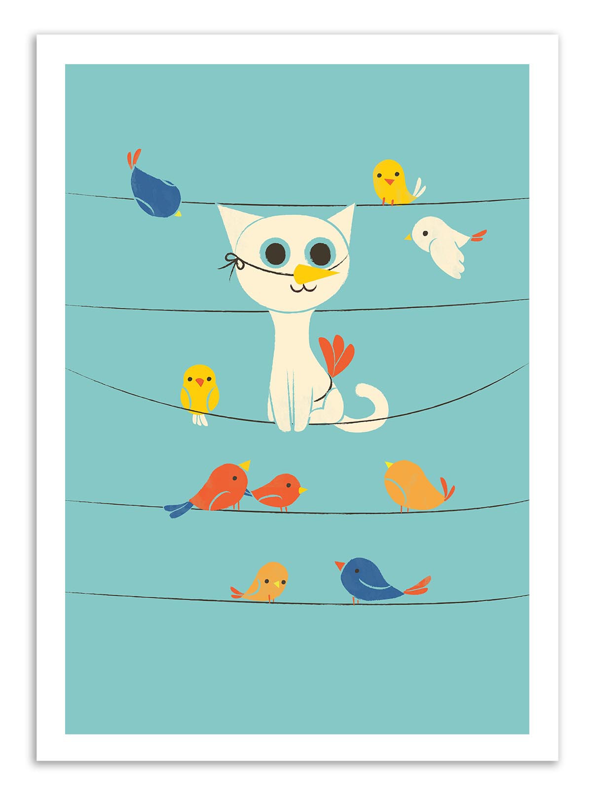 Art Poster  - Bird Watching - Jay Fleck