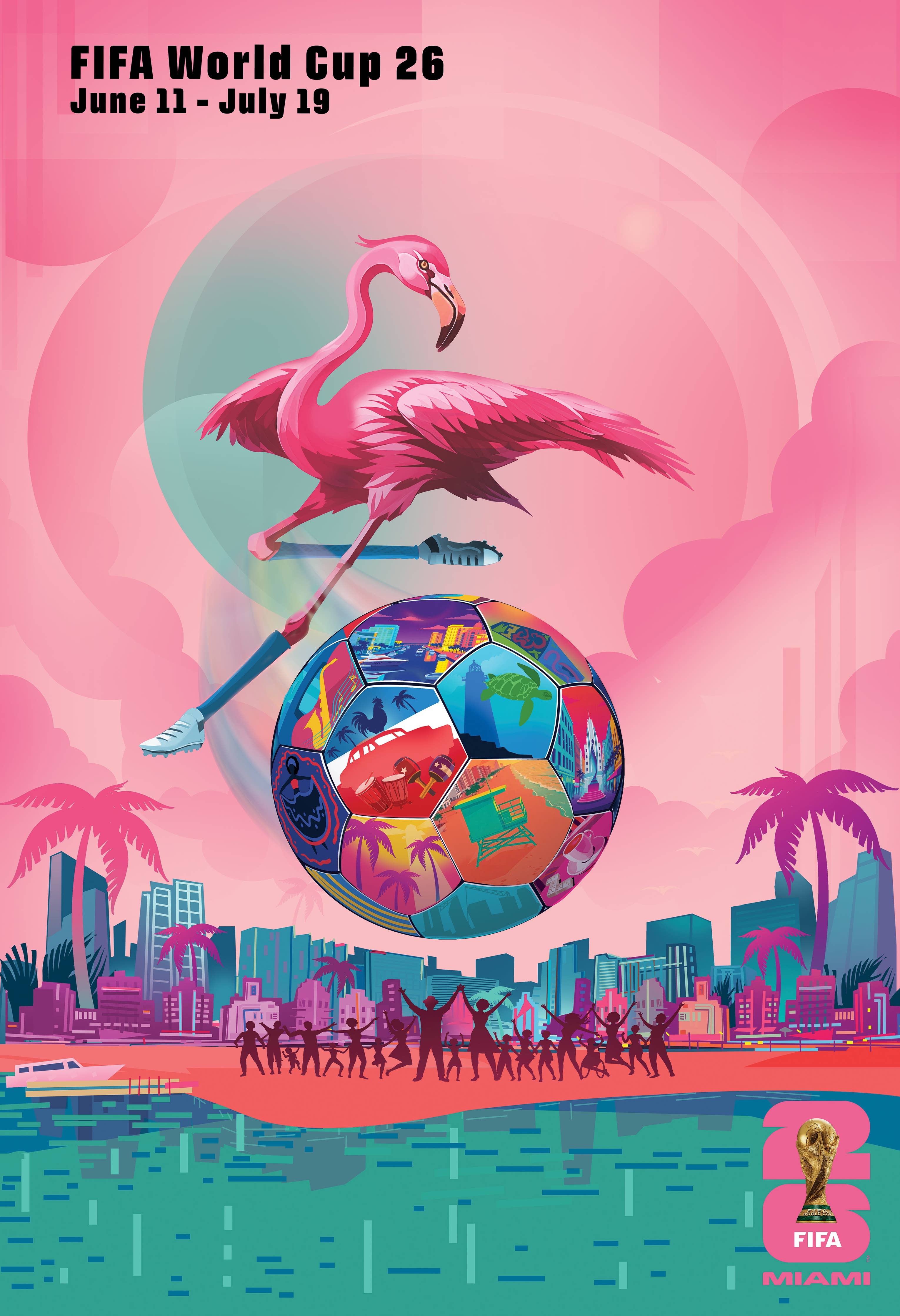 FIFA World Cup 26™ – Miami Poster (Officially Licensed)