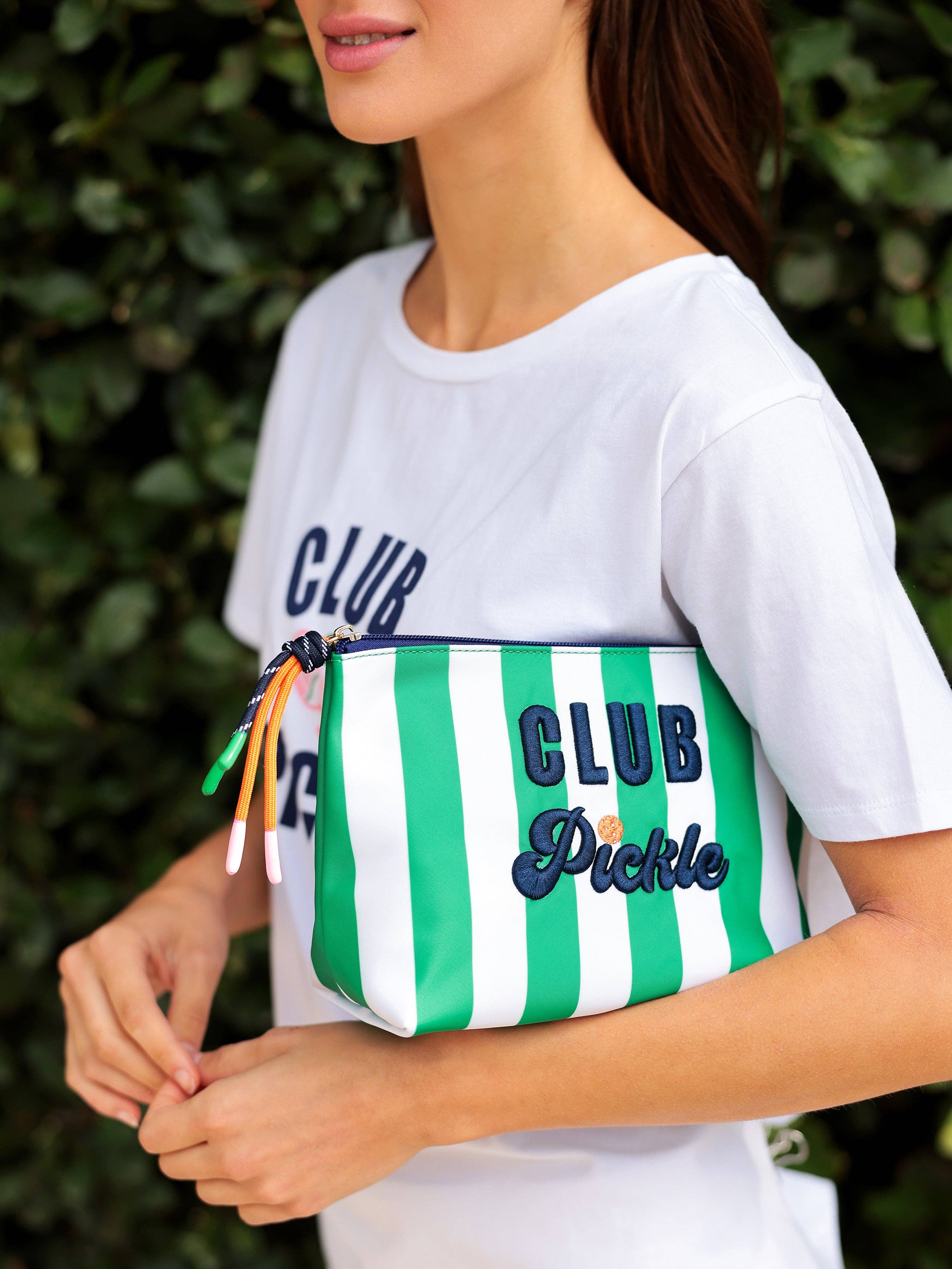Shiraleah Club Pickle Zip Pouch