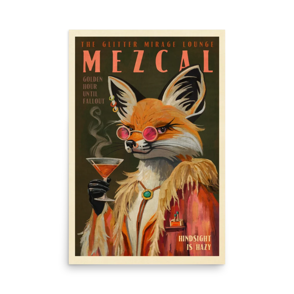 Mezcal Fox Print