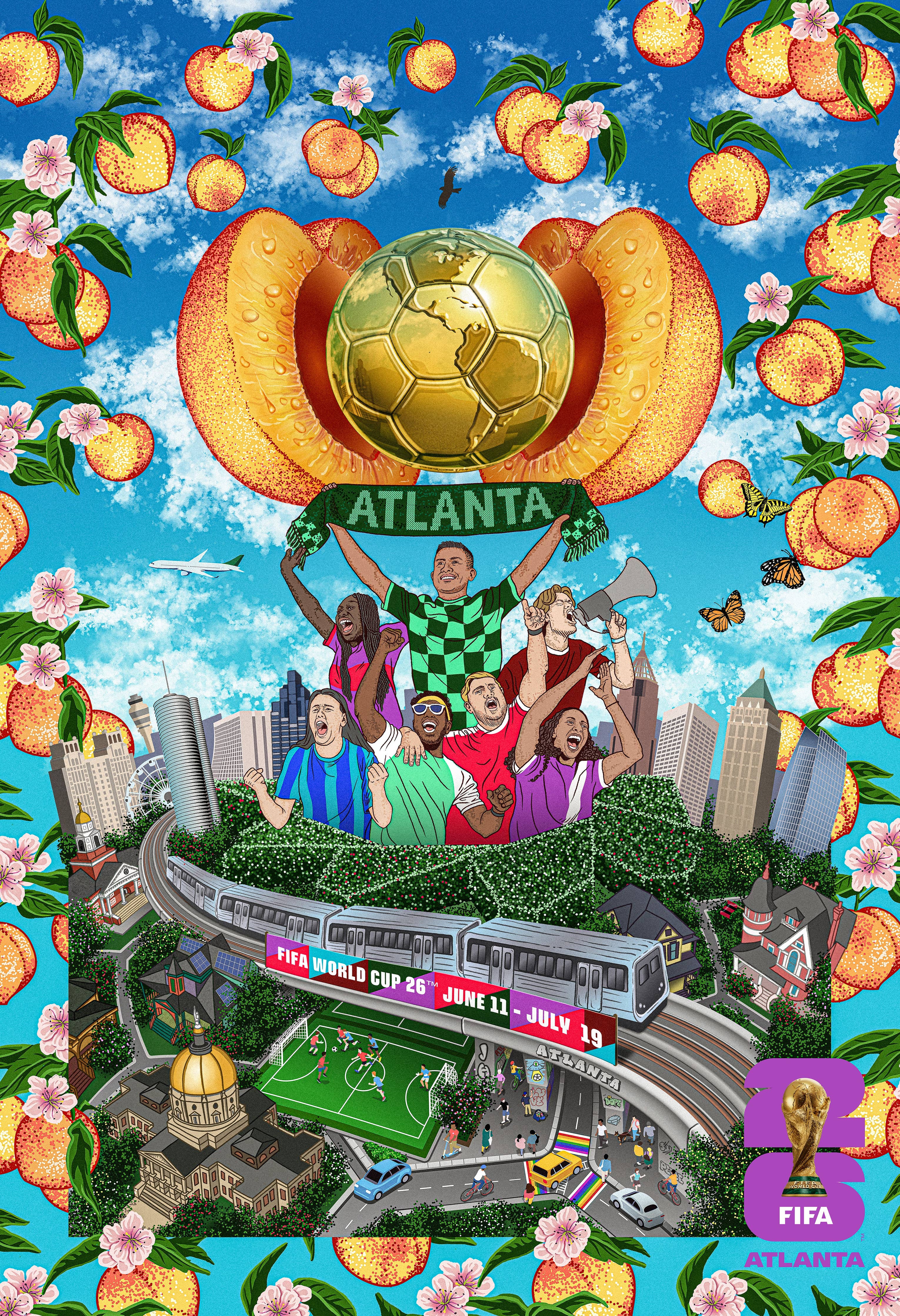 FIFA World Cup 26™ – Atlanta Poster (Officially Licensed)