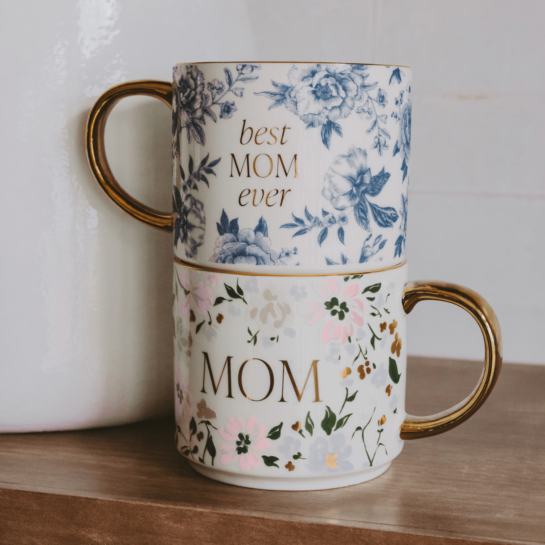 Floral Mom Coffee Mug - Home Decor & Gifts