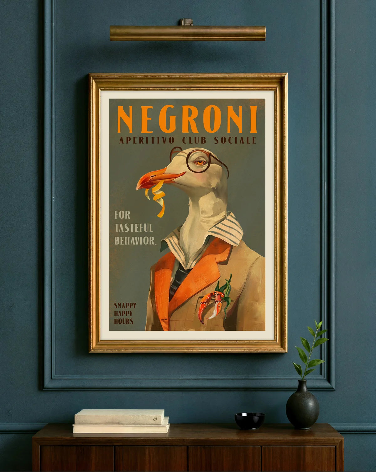 Negroni Cocktail Print