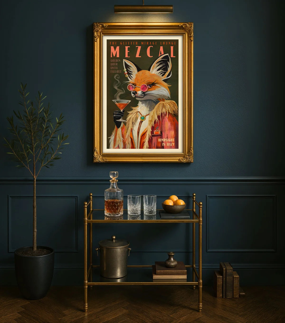 Mezcal Fox Print