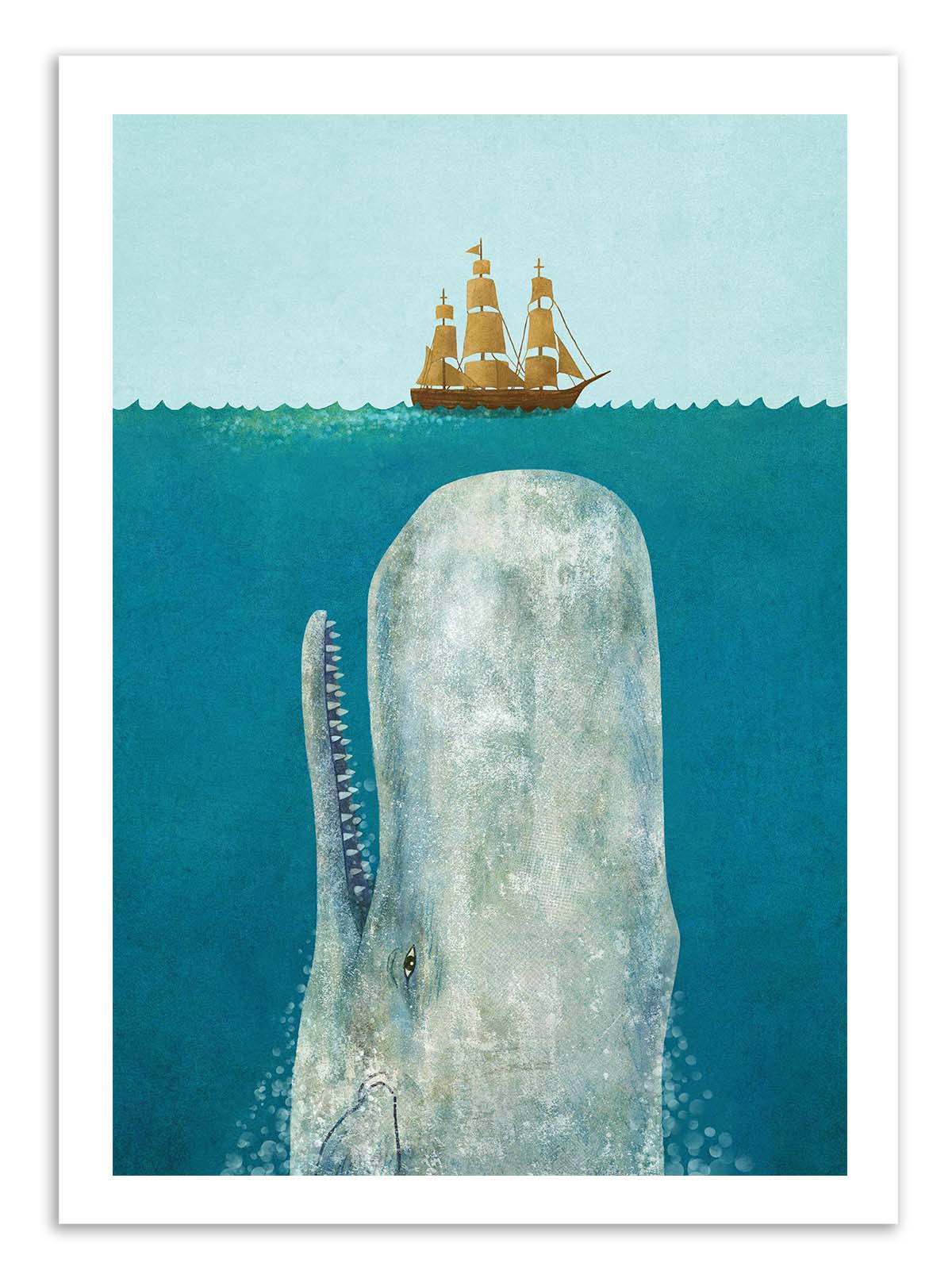 Art Poster - The Whale - Terry Fan